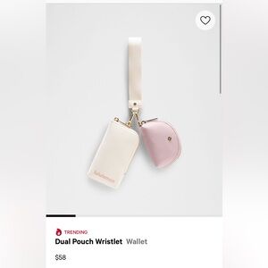 lululemon dual pouch wristlet